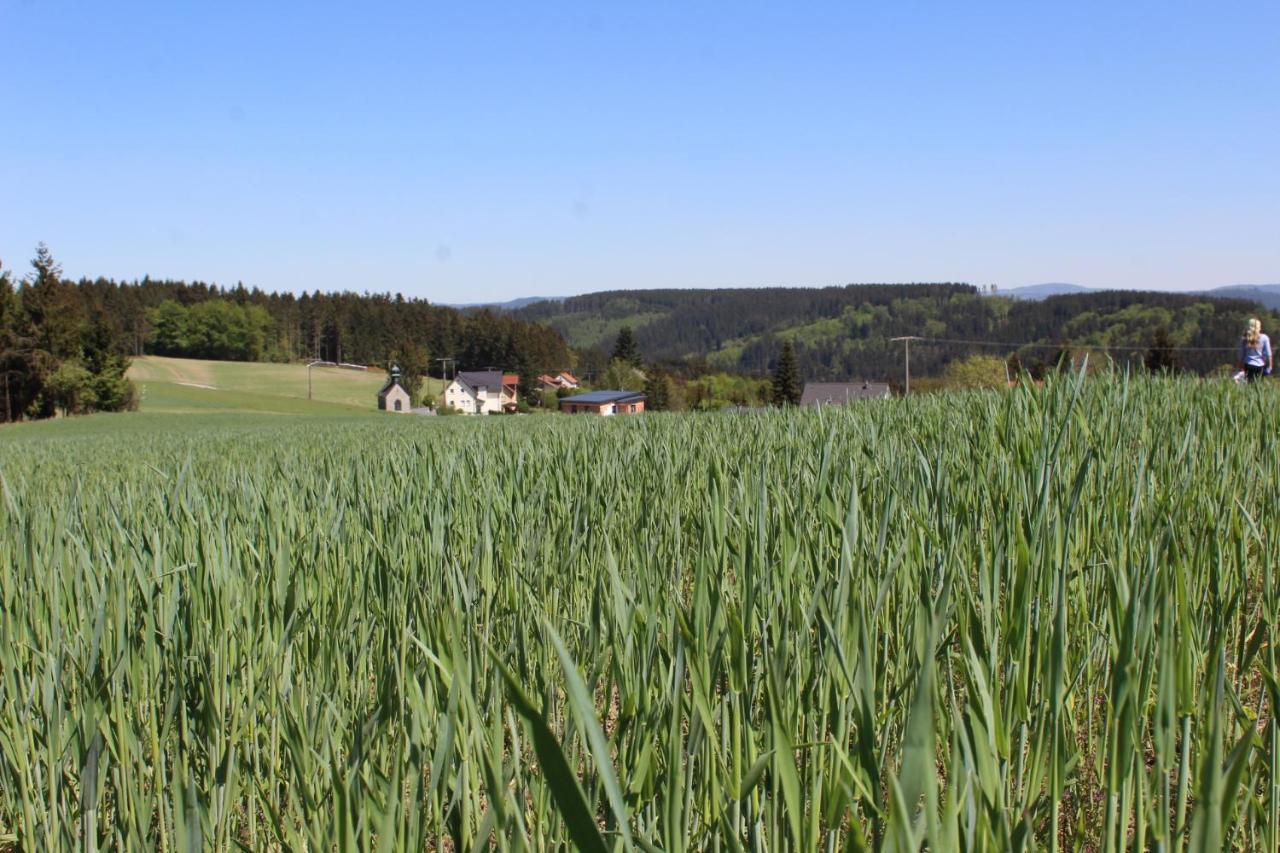 Moderne Ferienwohnung Mit Eigenem Garten Und Traumhaften Blick Wilhelmsthal Экстерьер фото