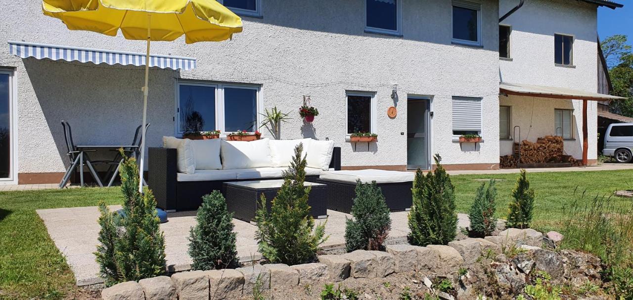 Moderne Ferienwohnung Mit Eigenem Garten Und Traumhaften Blick Wilhelmsthal Экстерьер фото