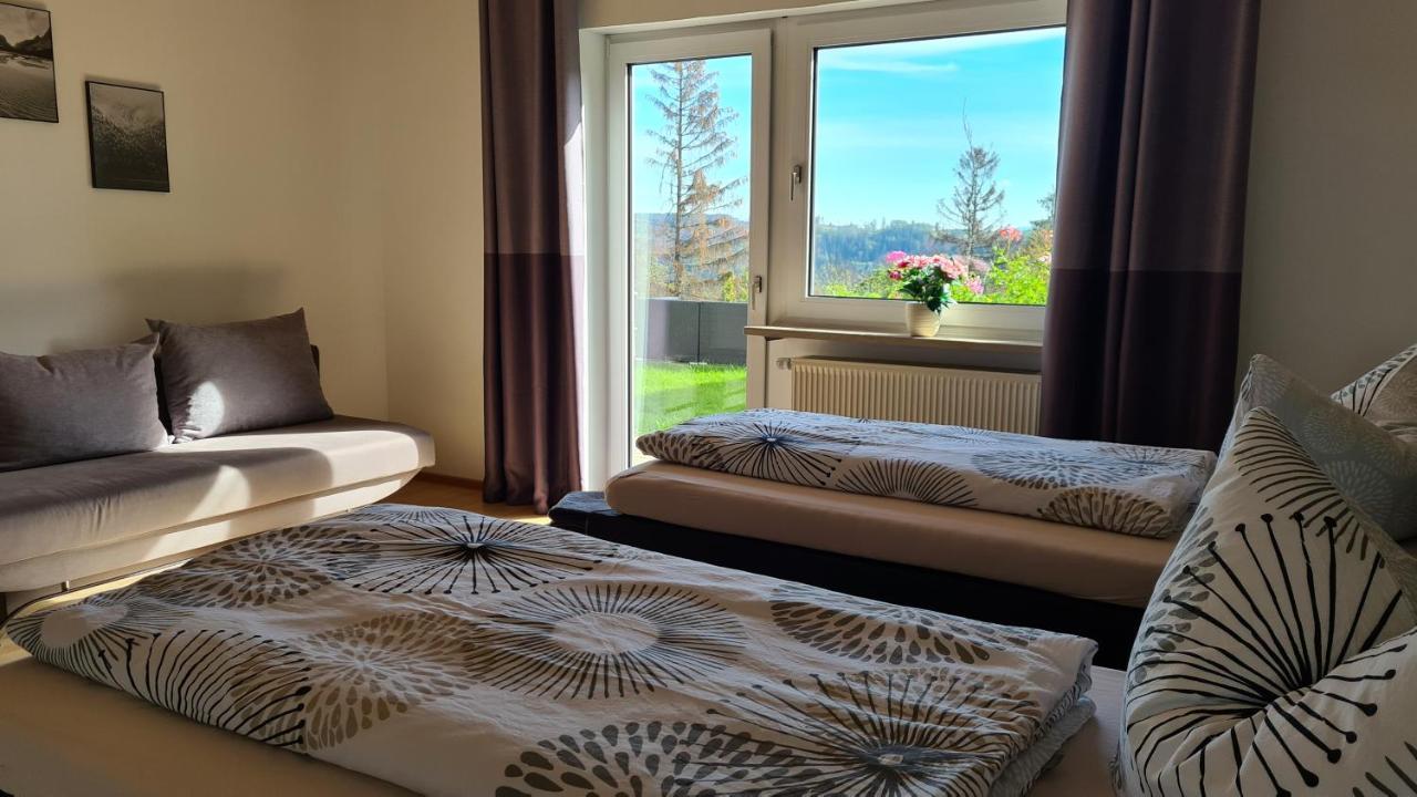 Moderne Ferienwohnung Mit Eigenem Garten Und Traumhaften Blick Wilhelmsthal Экстерьер фото
